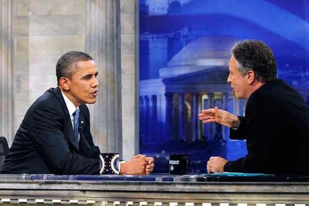 No Question too Tough for Obama - The Daily Show with Jon Stewart : October 2010